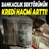 Bankacılık sektörünün kredi hacmi 26,2 milyar lira arttı