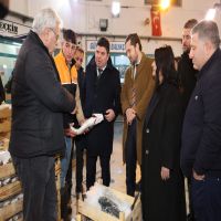 CHP İzmir'den balık halinde sabah mesaisi