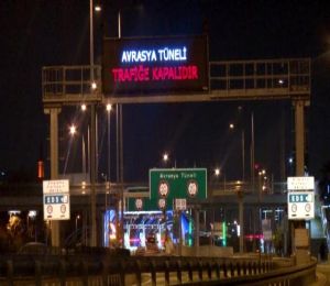 Avrasya Tüneli bakım çalışması nedeniyle trafiğe kapatıldı