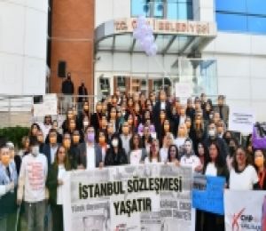 Çiğli'de Kadınlar 25 Kasım'da Sahaya İndi