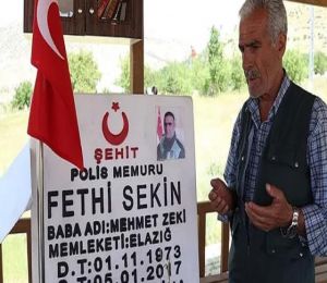 Şehit polis memuru Fethi Sekin'in babası kalp krizi geçirdi