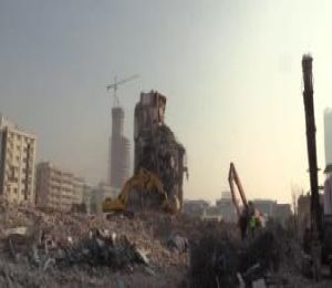 Depremin ardından acil yıkılacak 71 binadan 67'sinin yıkımı tamamlandı