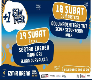 +1 CityFest İzmir Arena da