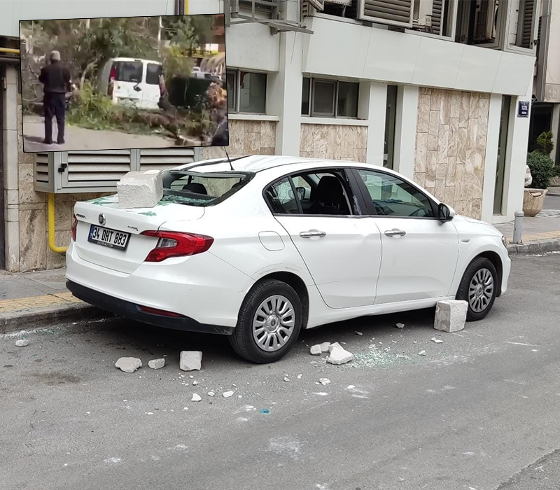 İzmir'de fırtına hayatı olumsuz etkiledi