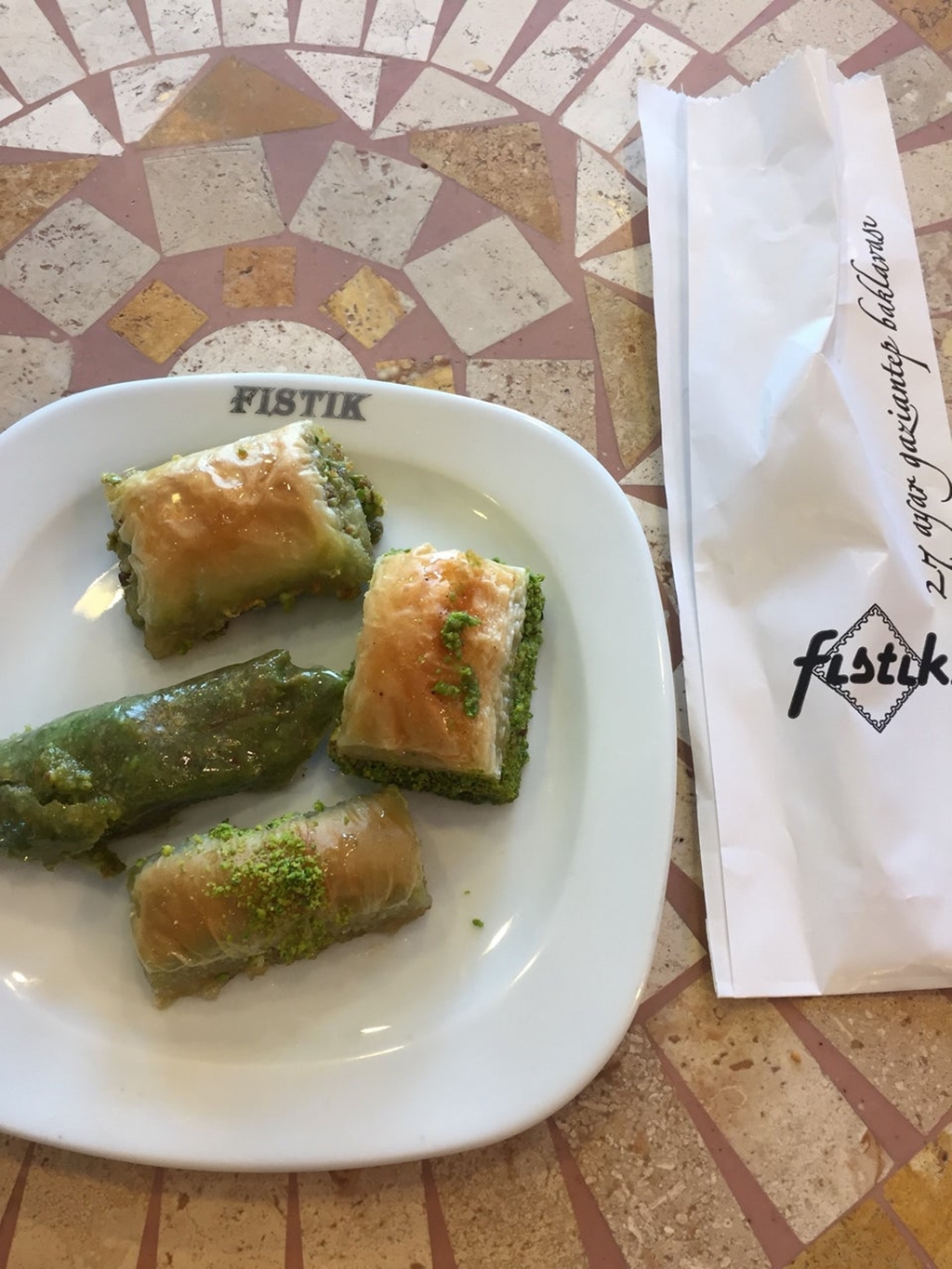 Fıstık Baklava Fotoğrafları