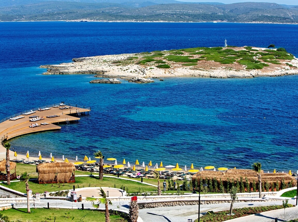 Euphoria Aegean Resort Hotel Plajı Fotoğrafları