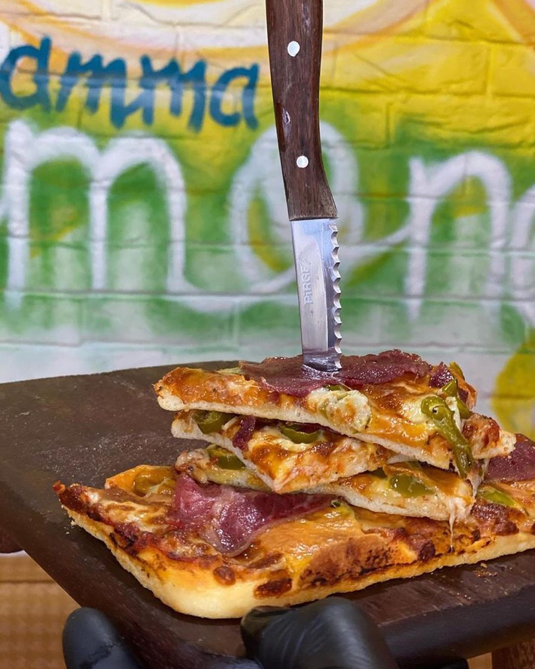 Pizza Di Mamma Fotoğrafları